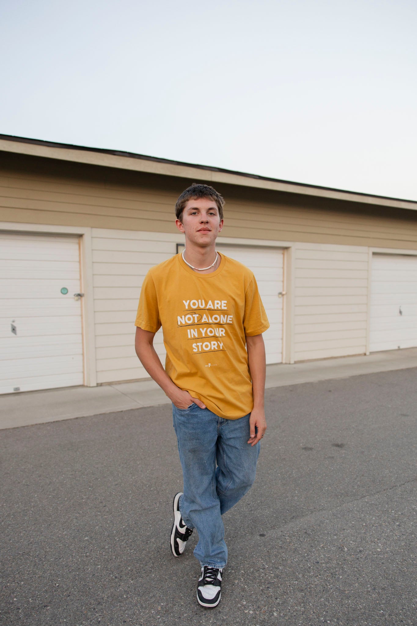 Not Alone In Your Story: Mustard Yellow - Only7Seconds Shop
