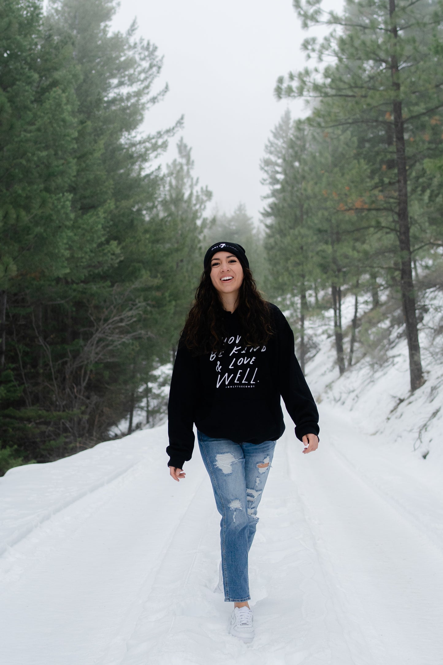 Show Up, Be Kind & Love Well Crewneck Sweatshirt - Only7Seconds Shop