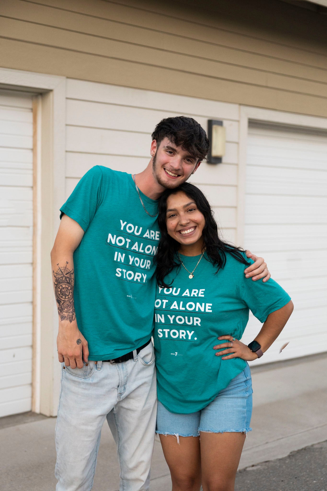 Not Alone In Your Story: Teal - Only7Seconds Shop