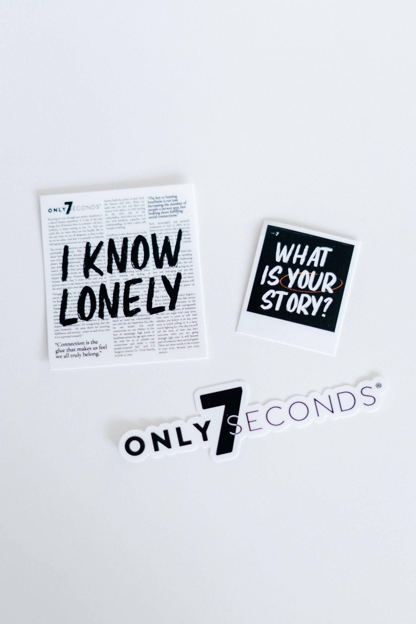 I Know Lonely: Sticker Pack - Only7Seconds Shop