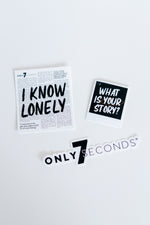 Load image into Gallery viewer, I Know Lonely: Sticker Pack - Only7Seconds Shop
