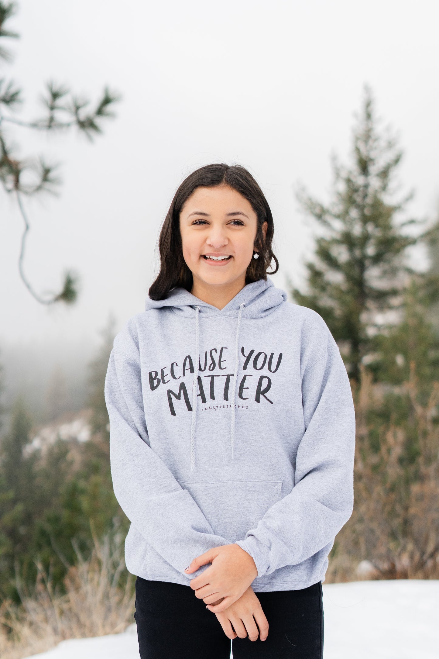 Because You Matter Hoodie - Only7Seconds Shop