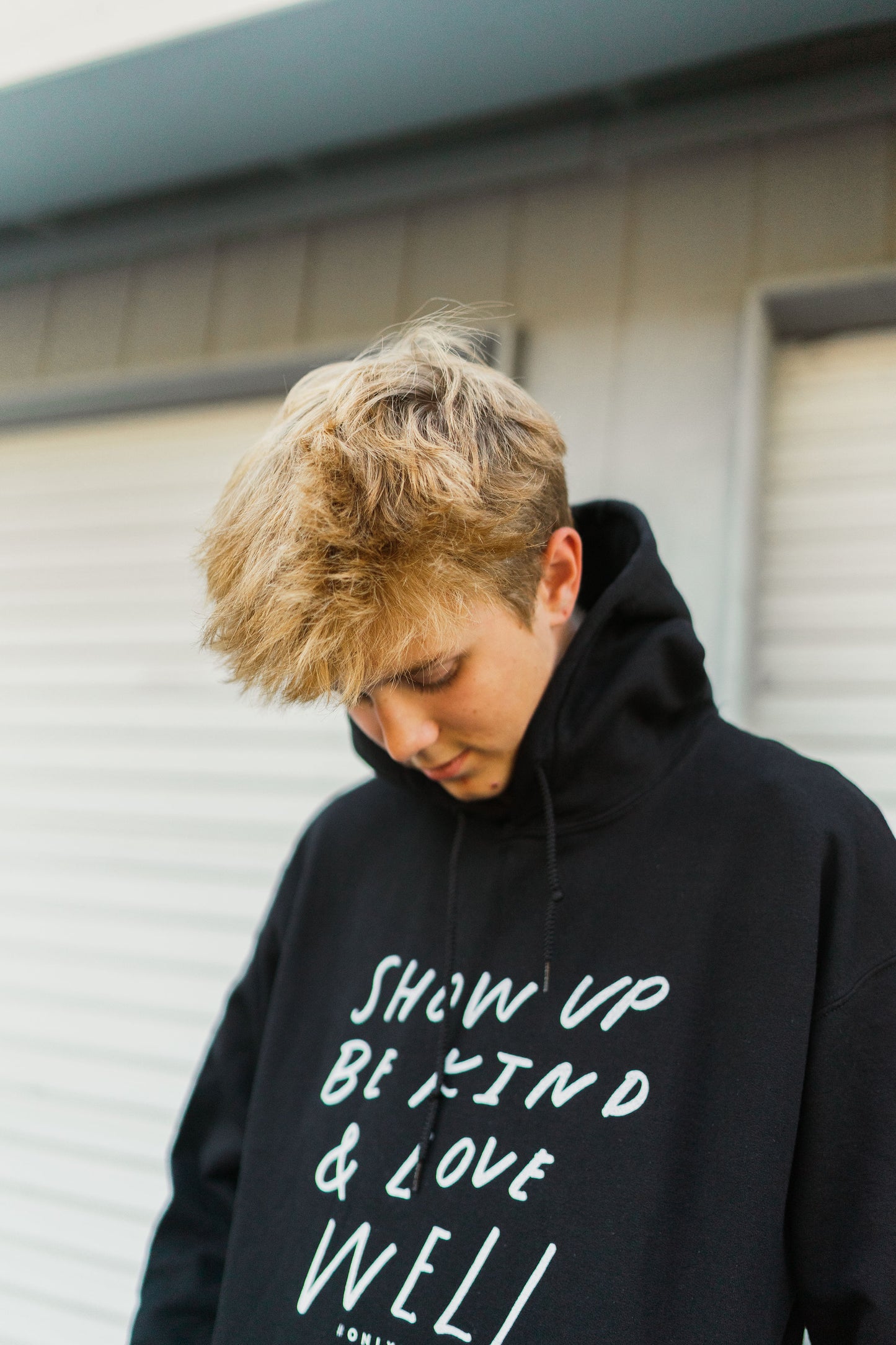 Show Up, Be Kind & Love Well Hoodie - Only7Seconds Shop