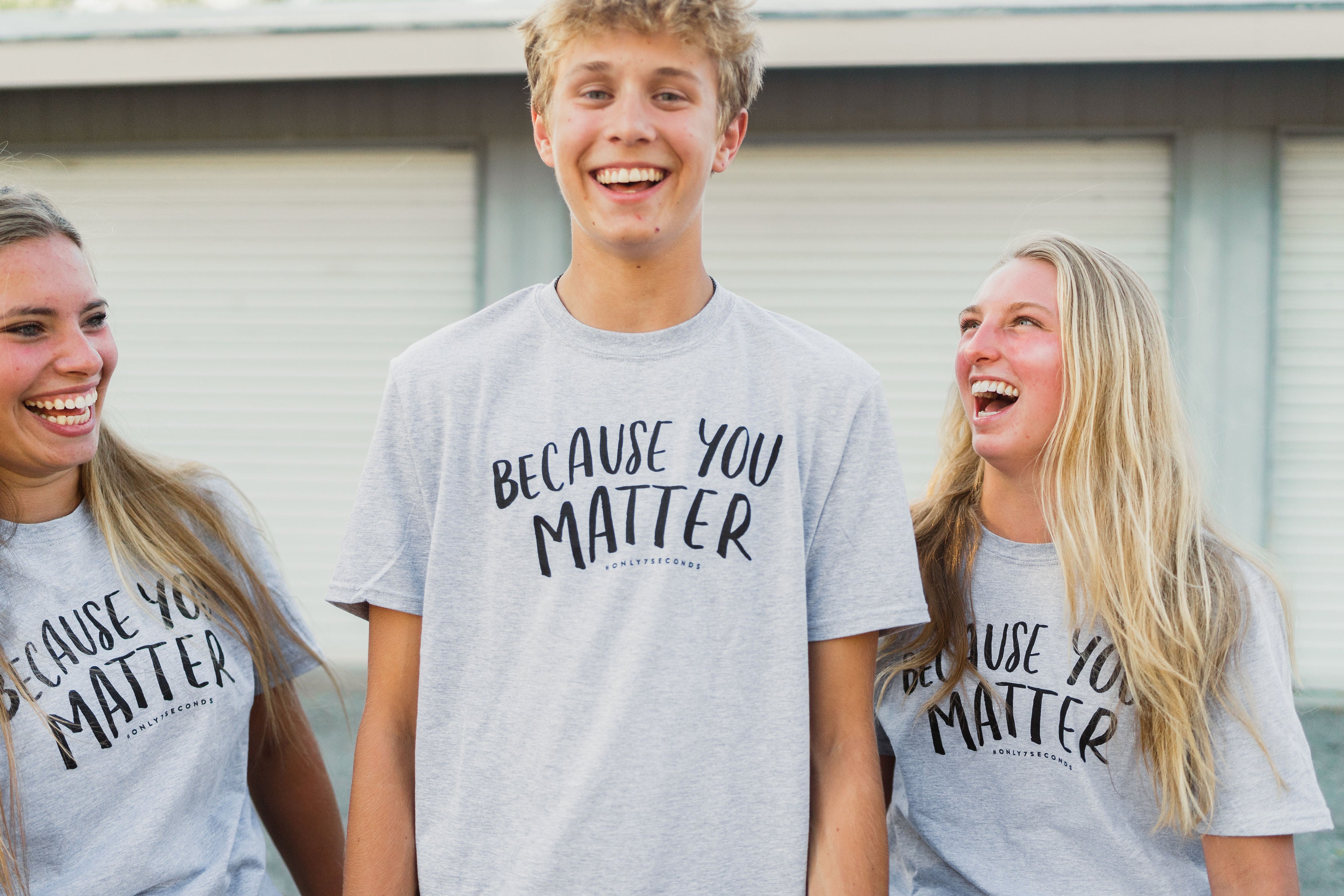 Because You Matter T-Shirt - Only7Seconds Shop